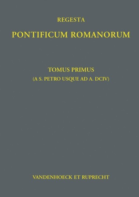 Philipp Jaffe, Klaus Herbers - Regesta Pontificum Romanorum, E-bok