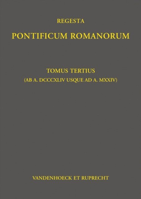 Philipp Jaffe, Klaus Herbers - Regesta Pontificum Romanorum, E-bok