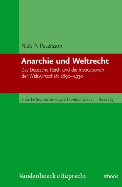 Niels P. Petersson - Anarchie und Weltrecht, E-bok