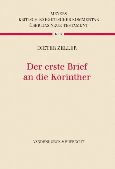 Dieter Zeller - Der erste Brief an die Korinther, E-bok