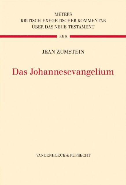 Jean Zumstein - Das Johannesevangelium, E-bok