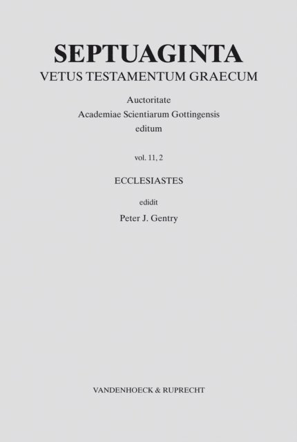 Peter J. Gentry - Septuaginta. Band 11,2, E-bok