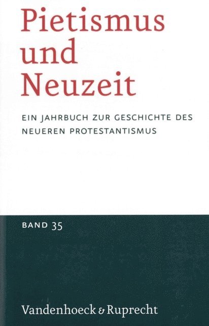 Udo Strater - Pietismus und Neuzeit Band 35 – 2009, E-bok