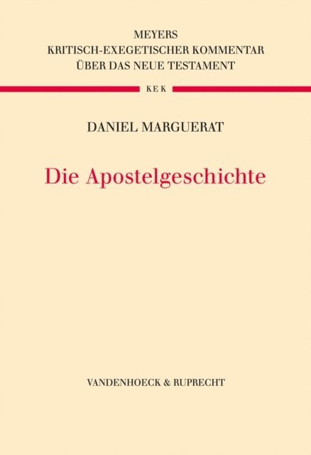 Daniel Marguerat - Die Apostelgeschichte, E-bok