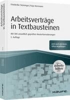Friederike Steininger, Kaja Herrmann - Arbeitsverträge in Textbausteinen - inkl. Arbeitshilfen online, Häftad. Tillgänglighet: Lägg i varukorg