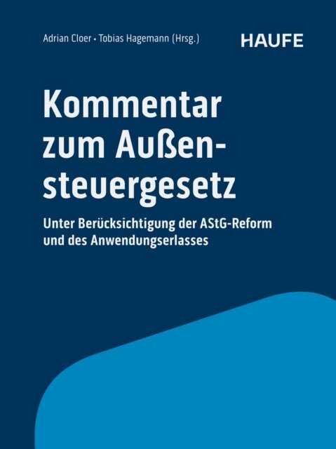 Tobias Hagemann, Adrian Cloer - Kommentar zum Außensteuergesetz, E-bok