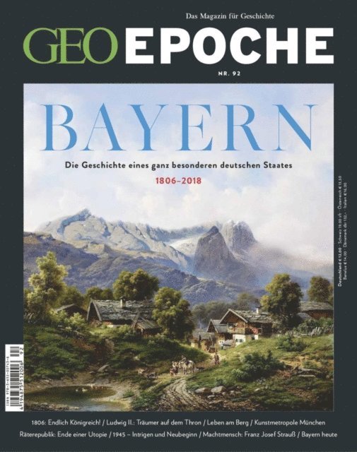 GEO Epoche Redaktion, GEO Epoche Redaktion - GEO Epoche 92/2018 - Bayern, E-bok