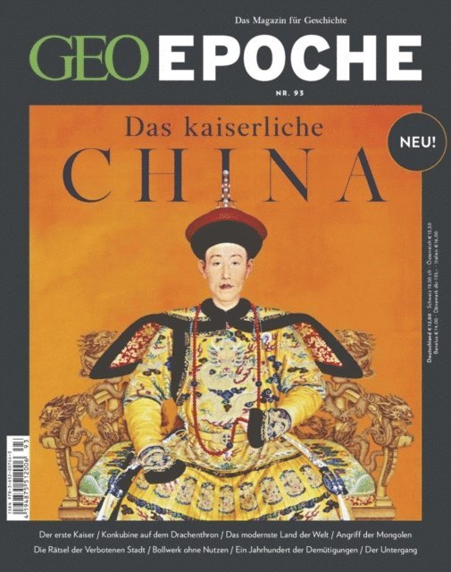 GEO Epoche Redaktion, GEO Epoche Redaktion - GEO Epoche 93/2018 - Das kaiserliche China, E-bok