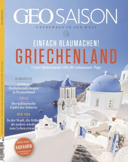 GEO SAISON Redaktion, GEO SAISON Redaktion - GEO SAISON 10/2021 - Griechenland, E-bok. Tillgänglighet: Lägg i varukorg