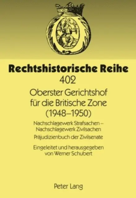 Schubert Werner Schubert - Oberster Gerichtshof fuer die Britische Zone (1948-1950), E-bok. Tillgänglighet: Lägg i varukorg