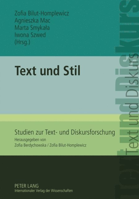 Mac Agnieszka Mac, Bilut-Homplewicz Zofia Bilut-Homplewicz, Szwed Iwona Szwed, Smykala Marta Smykala - Text und Stil, E-bok