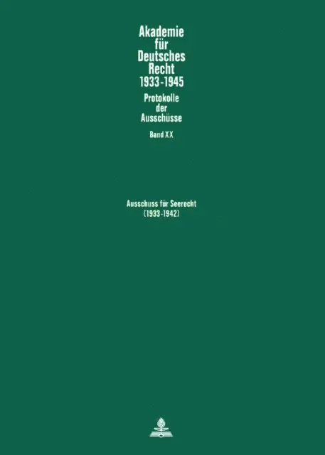 Schubert Werner Schubert - Ausschuss fuer Seerecht (1933-1942), E-bok. Tillgänglighet: Lägg i varukorg