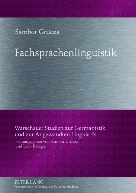 Grucza Sambor Grucza - Fachsprachenlinguistik, E-bok