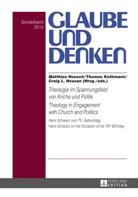 Nessan Craig L. Nessan, Kothmann Thomas Kothmann, Heesch Matthias Heesch - Theologie im Spannungsfeld von Kirche und Politik - Theology in Engagement with Church and Politics, E-bok. Tillgänglighet: Lägg i varukorg