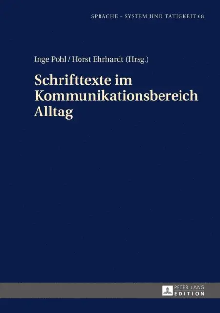 Ehrhardt Horst Ehrhardt, Pohl Inge Pohl - Schrifttexte im Kommunikationsbereich Alltag, E-bok. Tillgänglighet: Lägg i varukorg