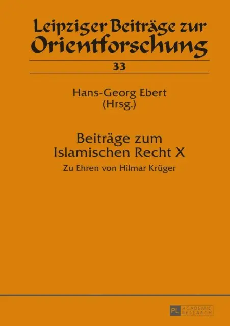 Ebert Hans-Georg Ebert - Beitraege zum Islamischen Recht X, E-bok. Tillgänglighet: Lägg i varukorg