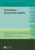 Textanfaenge ? Semantische Aspekte
