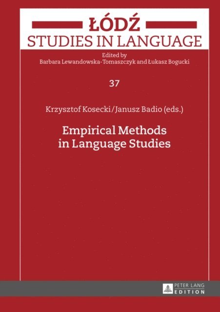 Badio Janusz Badio, Kosecki Krzysztof Kosecki - Empirical Methods in Language Studies, E-bok