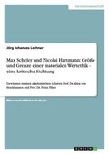 Max Scheler und Nicolai Hartmann