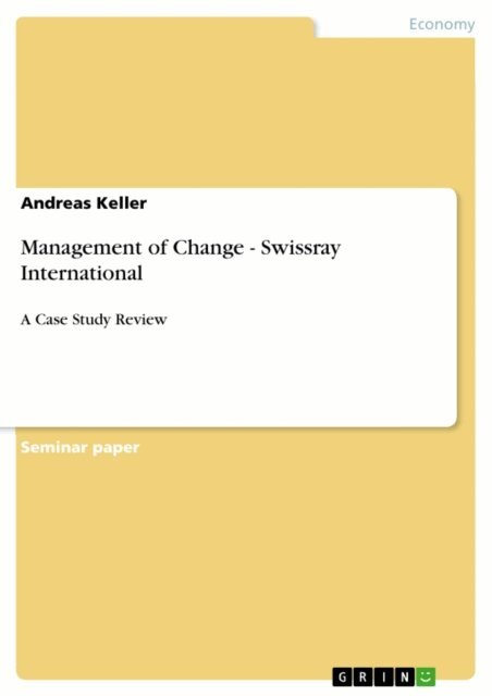Andreas Keller - Management of Change - Swissray International, E-bok