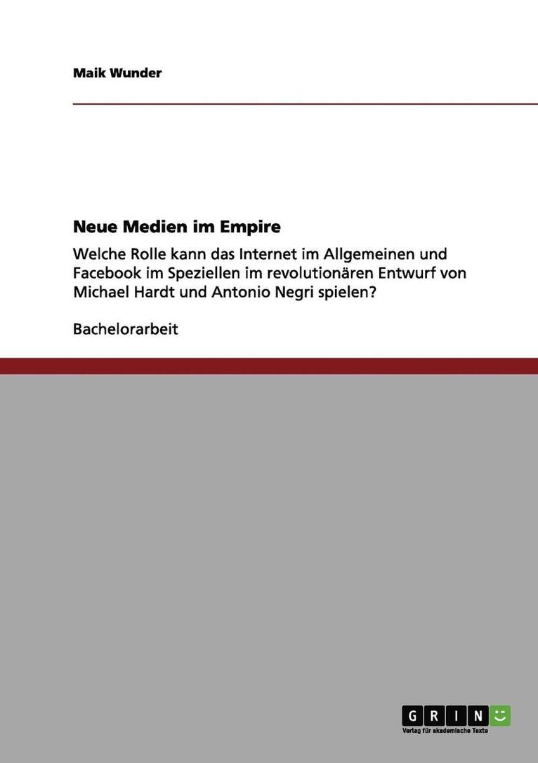 Maik Wunder - Neue Medien im Empire, Häftad