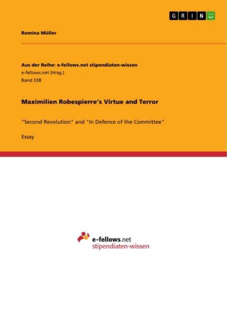 Romina Muller - Maximilien Robespierre's Virtue and Terror, E-bok