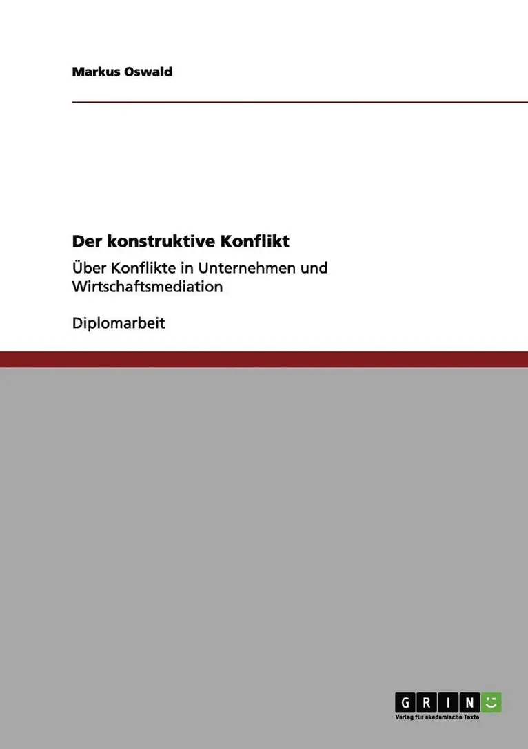 Markus Oswald - konstruktive Konflikt, Häftad. Tillgänglighet: Lägg i varukorg