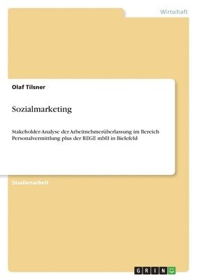 Olaf Tilsner - Sozialmarketing, Häftad