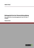 Befangenheit bei der Stimmrechtsaus�bung
