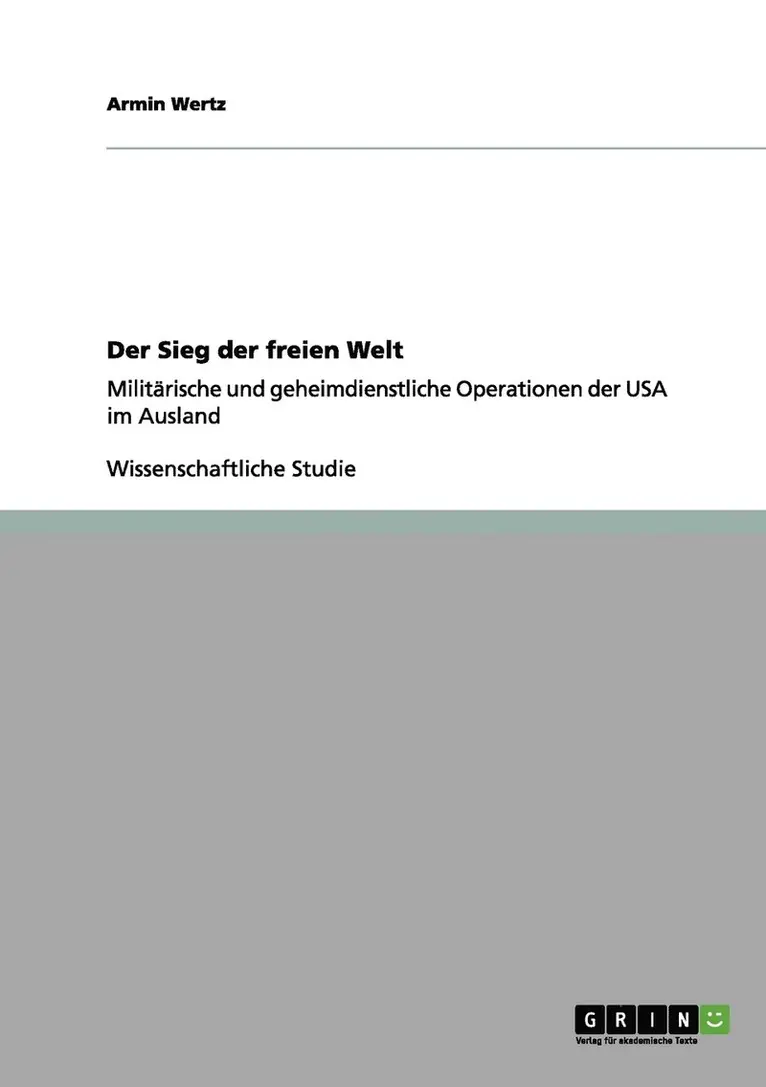 Armin Wertz - Sieg der freien Welt, Häftad. Tillgänglighet: Lägg i varukorg