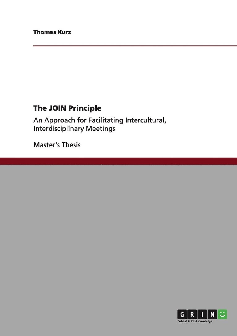 Thomas Kurz - JOIN Principle, Häftad