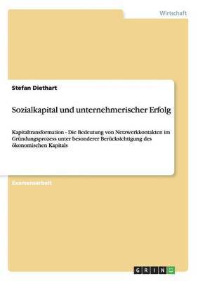 Stefan Diethart - Sozialkapital und unternehmerischer Erfolg, Häftad