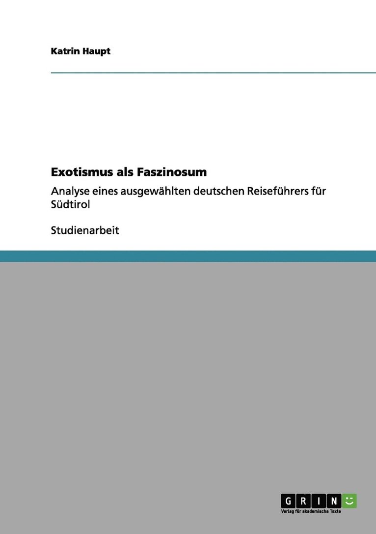 Katrin Haupt - Exotismus als Faszinosum, Häftad