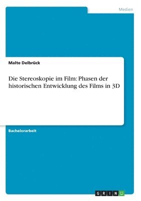 Malte Delbrück - Stereoskopie im Film, Häftad