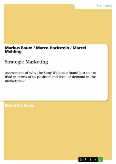 Marcel Mehling, Marco Hackstein, Markus Baum - Strategic Marketing, E-bok