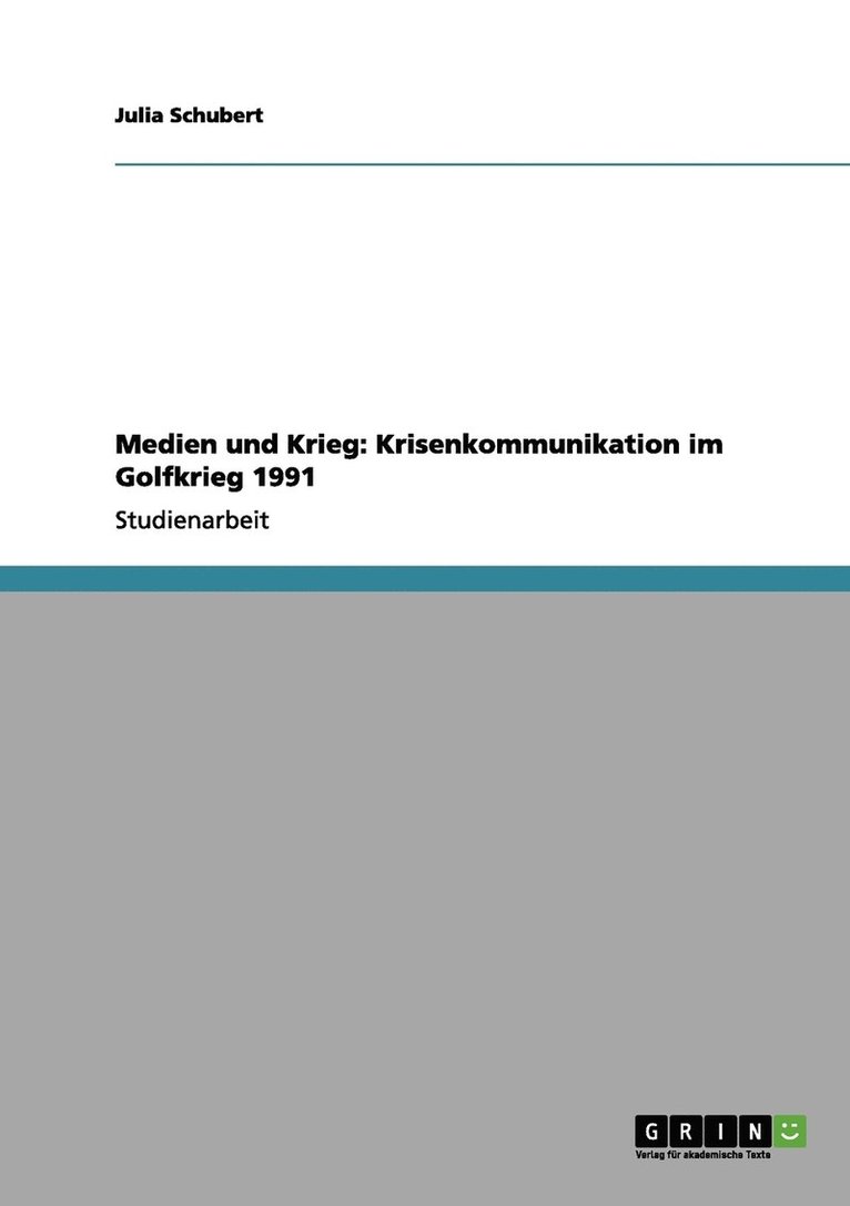 Julia Schubert - Medien und Krieg, Häftad