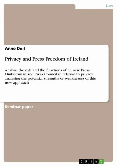 Privacy and Press Freedom of Ireland