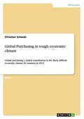 Global Purchasing in tough economic climate