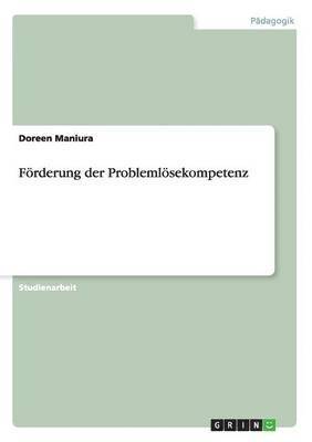 Doreen Maniura - Förderung der Problemlösekompetenz, Häftad