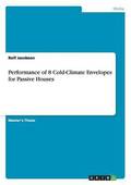 Performance of 8 Cold-Climate Envelopes for Passive Houses