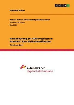 Elisabeth Winter - Risikohäufung bei CDM-Projekten in Brasilien? Eine Risikoidentifikation, Häftad. Tillgänglighet: Lägg i varukorg