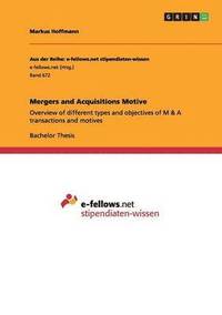 Mergers and Acquisitions Motive