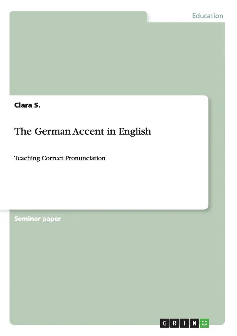 Clara S - German Accent in English, Häftad. Tillgänglighet: Lägg i varukorg