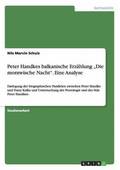 Peter Handkes balkanische Erz�hlung "Die morawische Nacht". Eine Analyse