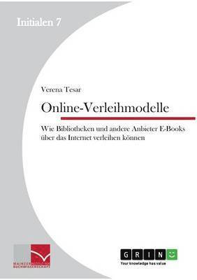 Verena Tesar - Online-Verleihmodelle, Häftad