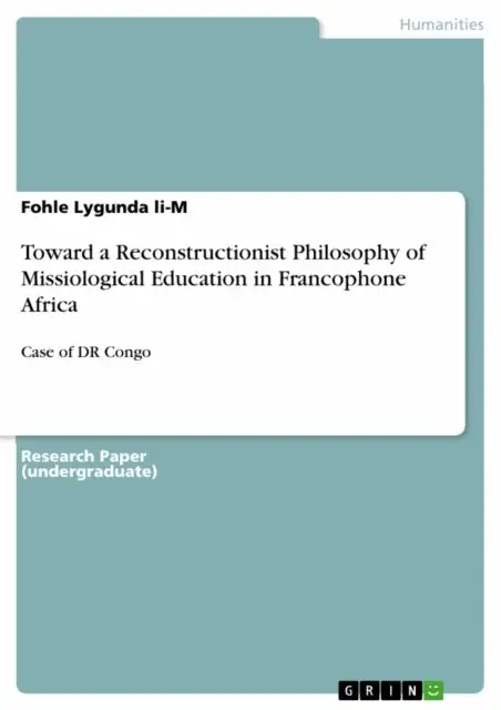 Fohle  Lygunda li-M - Toward a Reconstructionist Philosophy of Missiological Education in Francophone Africa, E-bok. Tillgänglighet: Lägg i varukorg