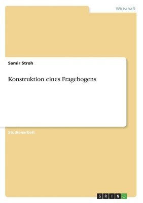 Samir Stroh - Konstruktion eines Fragebogens, Häftad