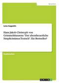 Hans Jakob Christoph von Grimmelshausens "Der abentheuerliche Simplicissimus Teutsch". Ein Bestseller?