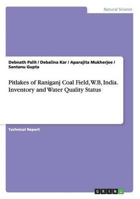 Debnath Palit, Debalina Kar, Aparajita Mukherjee - Pitlakes of Raniganj Coal Field, W.B, India. Inventory and Water Quality Status, Häftad