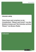 Texte lesen und verstehen in der Grundschule. &quot;Hnsel und Gretel&quot; von den Brdern Grimm und &quot;Die Schwne auf dem Wasser&quot; von Benno Pludra